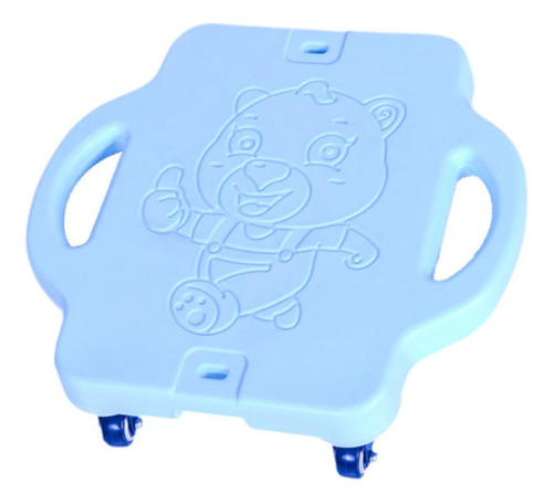 Tabla De Patinete Con Asa Para Niños, Tabla De Azul