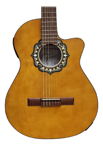 Guitarra Clasica Criolla 1/2 Caja Fonseca Modelo 38kec Artec