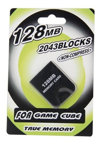 Memory Card Memoria Nintendo Game Cube 128 Mb