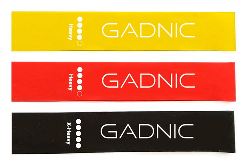 Kit Bandas De Resistencia Elasticas Gadnic Fitness Funcional