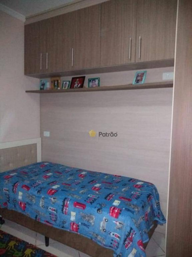 Sobrado Com 3 Dormitórios À Venda, 189 M² Por R$ 450.000,00 - Jardim Santo André - Santo André/sp - So0892