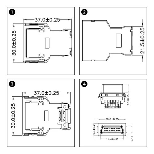 Conector Cabo Encoder Fanuc A06b-6078-k225 A06b6078k225 | MercadoLivre