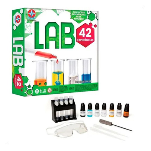 Jogo Lab 42 Estrela Diversão E Química Em Um Só Brinquedo