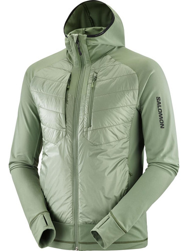 Campera Hombre Salomon - Elixir Hybrid Hd - Trekking