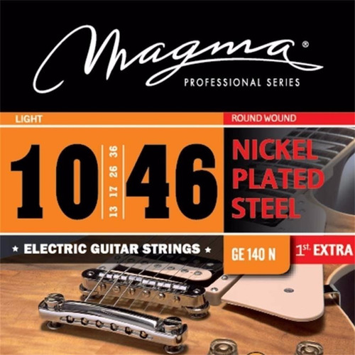 Encordado Cuerdas Guitarra Eléctrica Magma 010 ge140n
