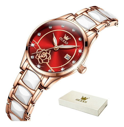 Reloj De Cuarzo Elegante Olevs Luminous Calendar