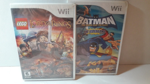 Juegos Nvos Wii Batman&the Lord Of The Ring Leer Descripción