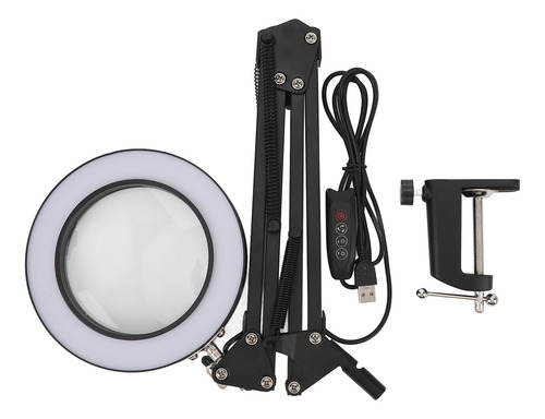 Abrazadera Para Lupa, 72 Led, Protección Ocular 5x