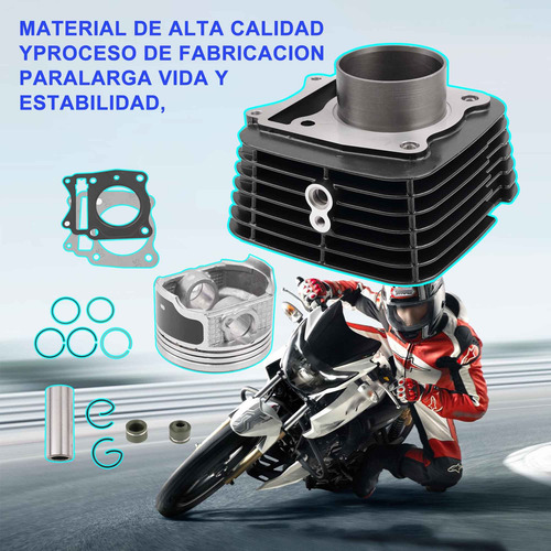 Kit De Cilindro Completo Para Tvs Apache Rtr 180 Alta Calida