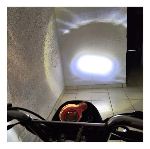 Foco Led H4 Moto Lupa Doble Color 15w 1500lm