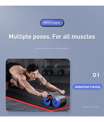 . Rebote Automáticamente El Health Belly Wheel