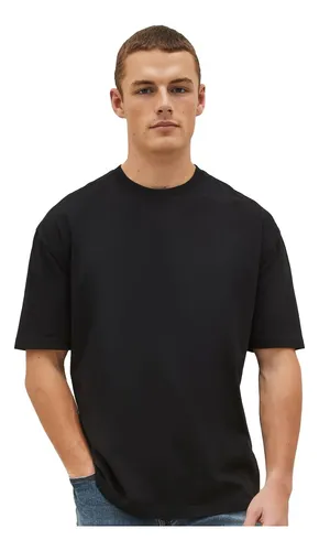 Remeras negras online lisas