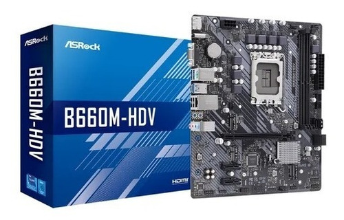 Motherboard Asrock Intel Core 12ª En B660m-hdv S1700 - Lich
