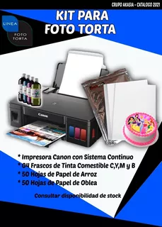 Pack Empresarial Foto Torta