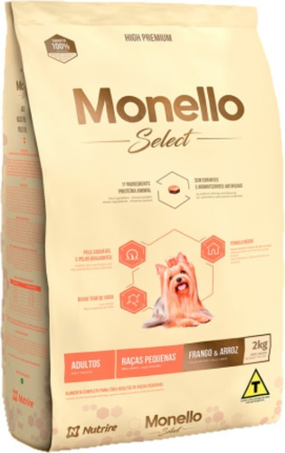 Monello Dog Select Adultos Razas Pequeñas X 2 Kg