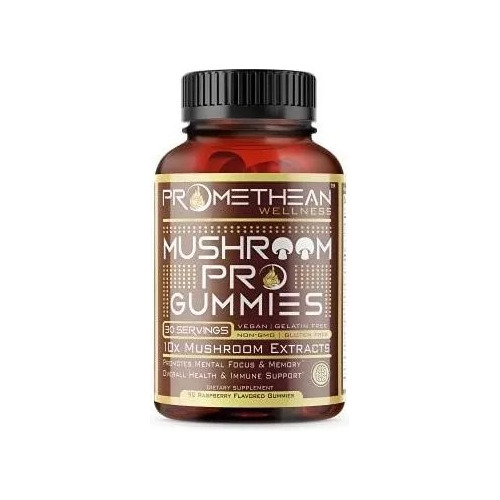10 Mushroom Extract Supplement Complex Gummies 50% More 90c