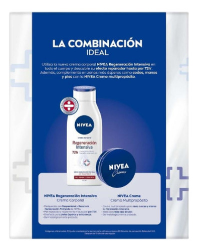 Nivea Regeneración Intensiva Pack Navidad 460ml+60ml