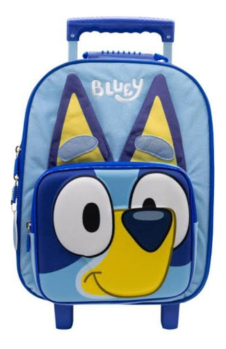 Maleta Bluey Celeste Con Ruedas Childrens Club 