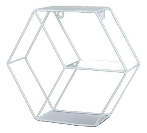Estante Colgante Hexagonal Simple De Hierro Forjado Hexagona