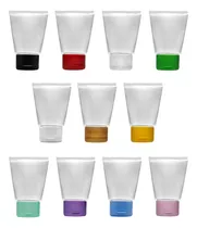 Comprar 10 Bisnagas Plástica Natural 30ml  Para Álcool Gel E Cremes