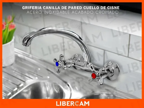 Canilla mezcladora de pared para cocina cheap