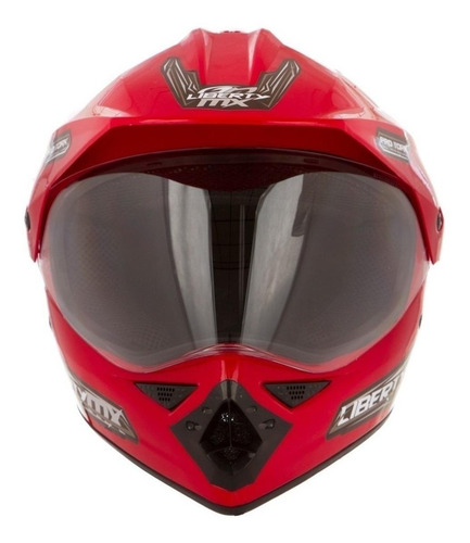 Capacete Moto Pro Tork Liberty Mx Pro Vision Cor Vermelho Tamanho do capacete 58