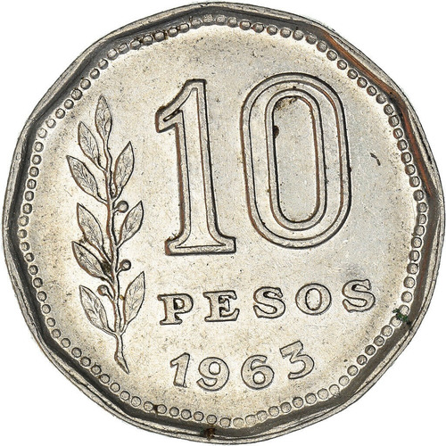 8 Monedas Imantadas De 10 Pesos Argentinas (Usado)