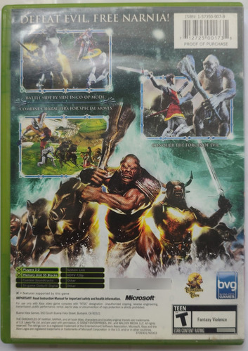 The Chronicles Of Narnia Original Xbox Clásico (Usado)