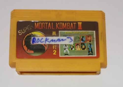 Cartucho 60 Pinos Rockman 3 Mega Man 3 Chipado Nintendinho (Usado)