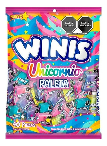 Paletas Winis Unicornio 280 G