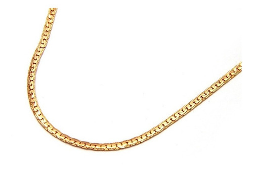 Cadena Enchapada En Oro 24k De 45cm - M. 227-45