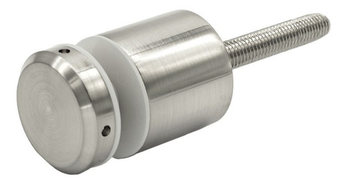 Distanciador - Separador - Botón Aluminio Acabado Satinado para Baranda De Vidrio - 38mm