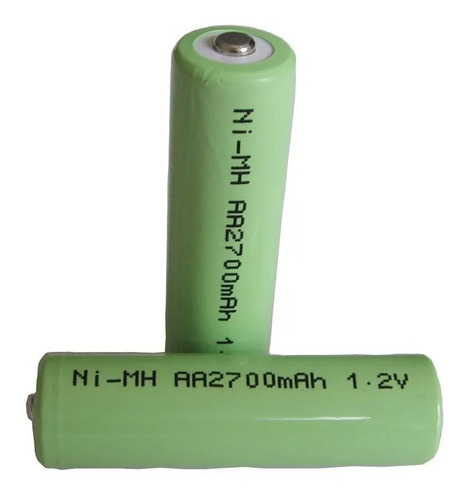 Bateria Aa 2700mah 1,2v Ni-mh Com Top