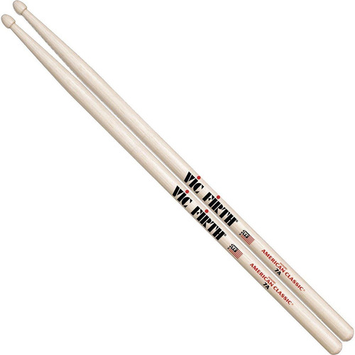 Imagem 4 de 4 de Baqueta Vic Firth American Classic 7a Wood Tip Made In Usa