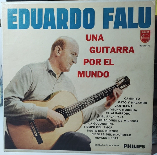 Eduardo Falú Una Guitarra Por El Mundo Lo 1a Ed Uy Impecable