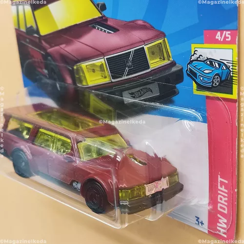 Carro Hot Wheels Volvo 240 Drift Wagon Hct20 Vinho P