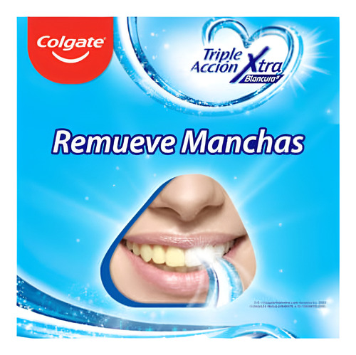 Pasta Dental Colgate Triple Acción Extra Blancura 6x100 Ml