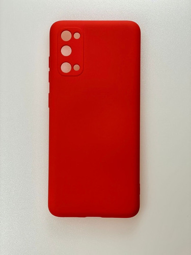 Case Capinha Case Ccs Aveludada Para Samsung Galaxy Cor Vermelho Galaxy S20