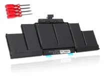 Comprar Bateria A1494 Para Macbook Pro 15 Inch Retina A1398 Late 2013 & Mid 2014 Fit Retina Me293 Me294