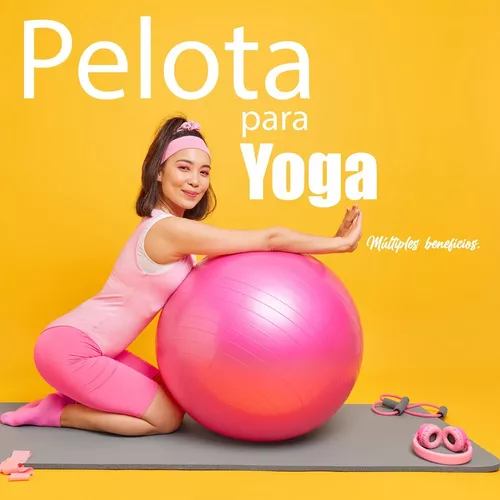 PELOTA DE YOGA - PILATES 65 CM + INFLADOR GRATIS GENERICO