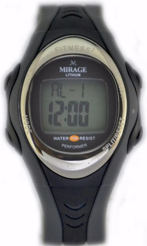 Reloj Mirage By Seiko 50m Fitness Mujer Pacer Alarma Garant