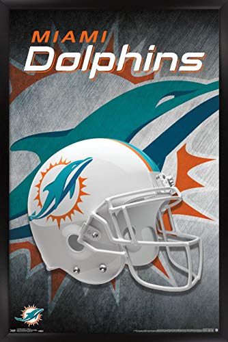 Trends International Nfl Miami Dolphins - Casco 18 Wall Post