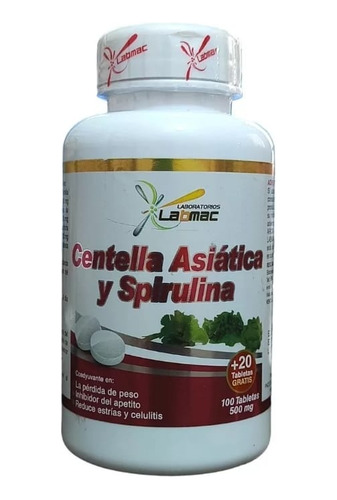 Centella Asiatica Y Spirulina - Unidad a $349