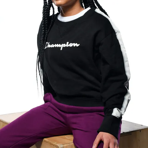 Sudadera champion negra mujer hot sale