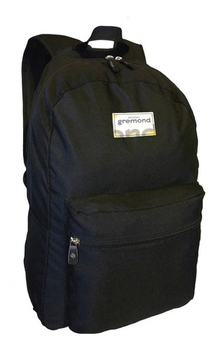 Mochila Portanotebook Urbana Escolar Gremond Negro