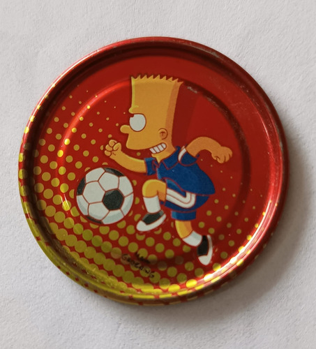 Tazo The Simpsons 123 Metalix Gold (Usado)