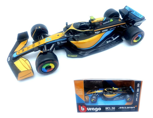 Formula 1 Mclaren Mcl36 Lando Norris #4 Escala 1/43 Burago