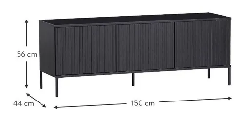 Mueble Tv Vajillero En Mdf Y Hierro Estructural Mod Bimo 01