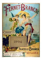 Comprar Cartel De Chapa Vintage Retro Decorativo Fernet Branca Chapas Fernet Branca