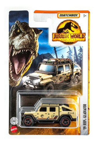 Carrinho Hot Wheels 19 Jeep Gladiator Jurassic World